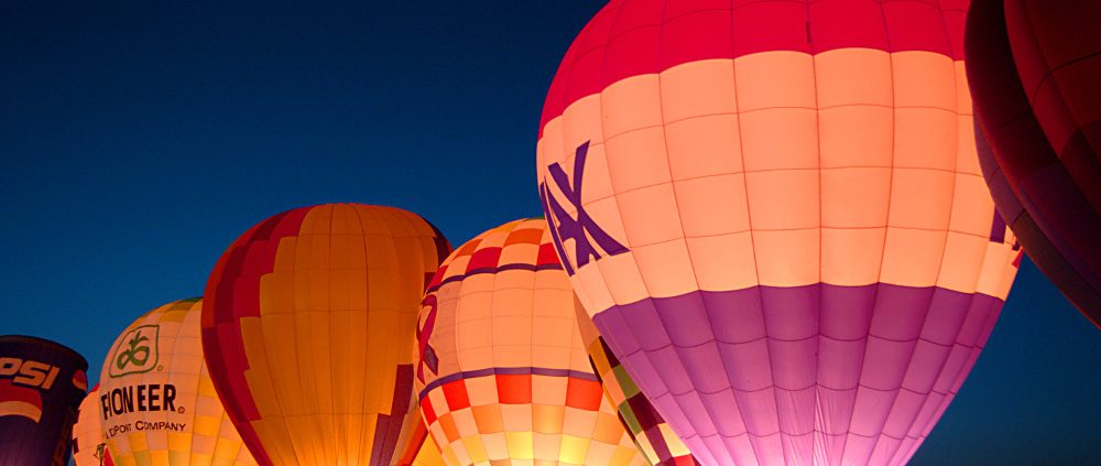 hot air balloons